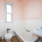 a bathroom with a sink and a toilet