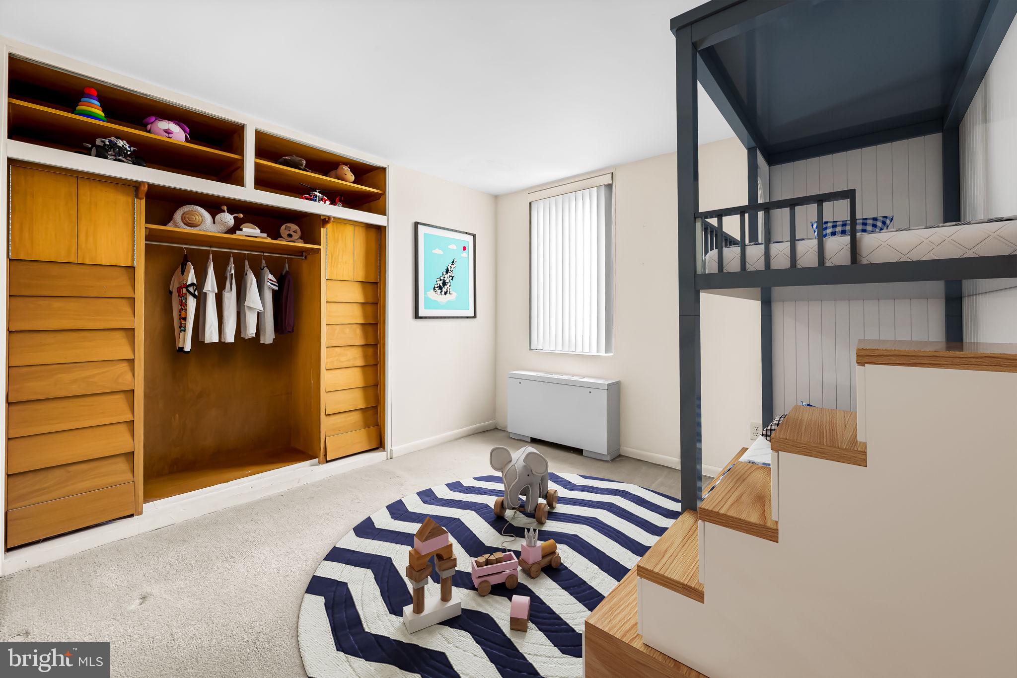 11 Slade Avenue, Unit 101A Baltimore, MD 21208 - Photo 7 of 41 virtual staged bedroom