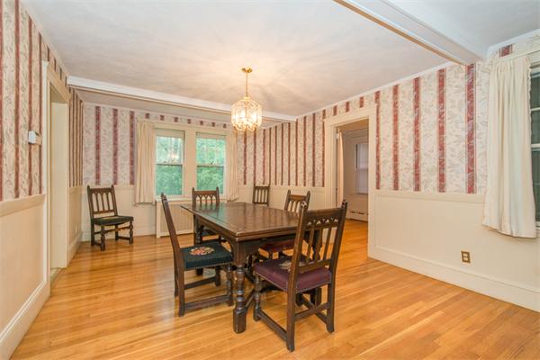 21 Follen Road Lexington, MA 02421 - Photo 7 of 19 a view of a dining room with furniture and wooden floor