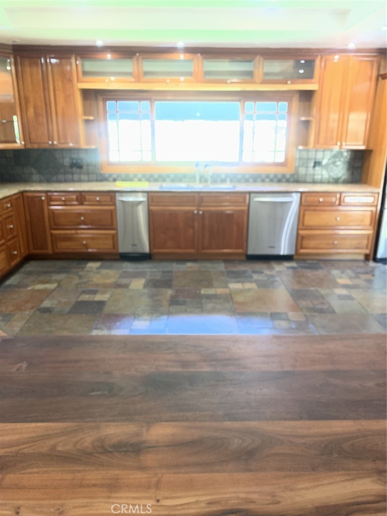 1718 Cleveland Road Glendale, CA 91202 - Photo 18 of 44 a view of kitchen with wooden floor and staircase