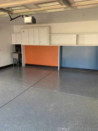a view of a room with an empty space