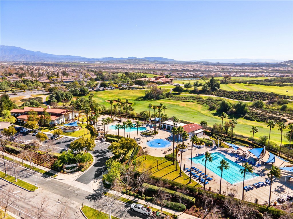 34641 Irwin Street Beaumont, CA 92223 - Photo 62 of 63 an aerial view of residential houses with outdoor space