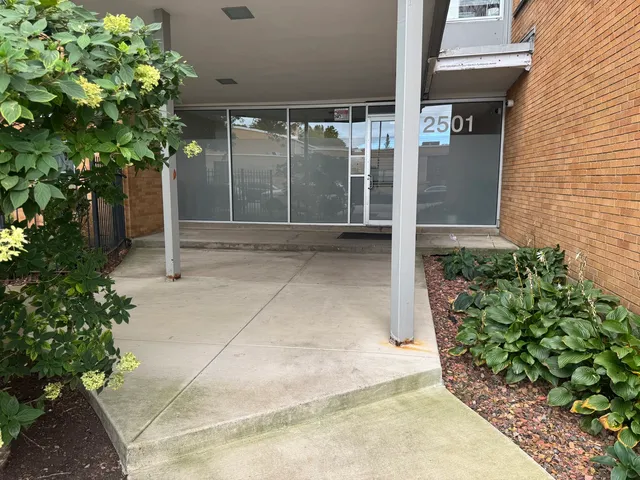 a view of a door of the house