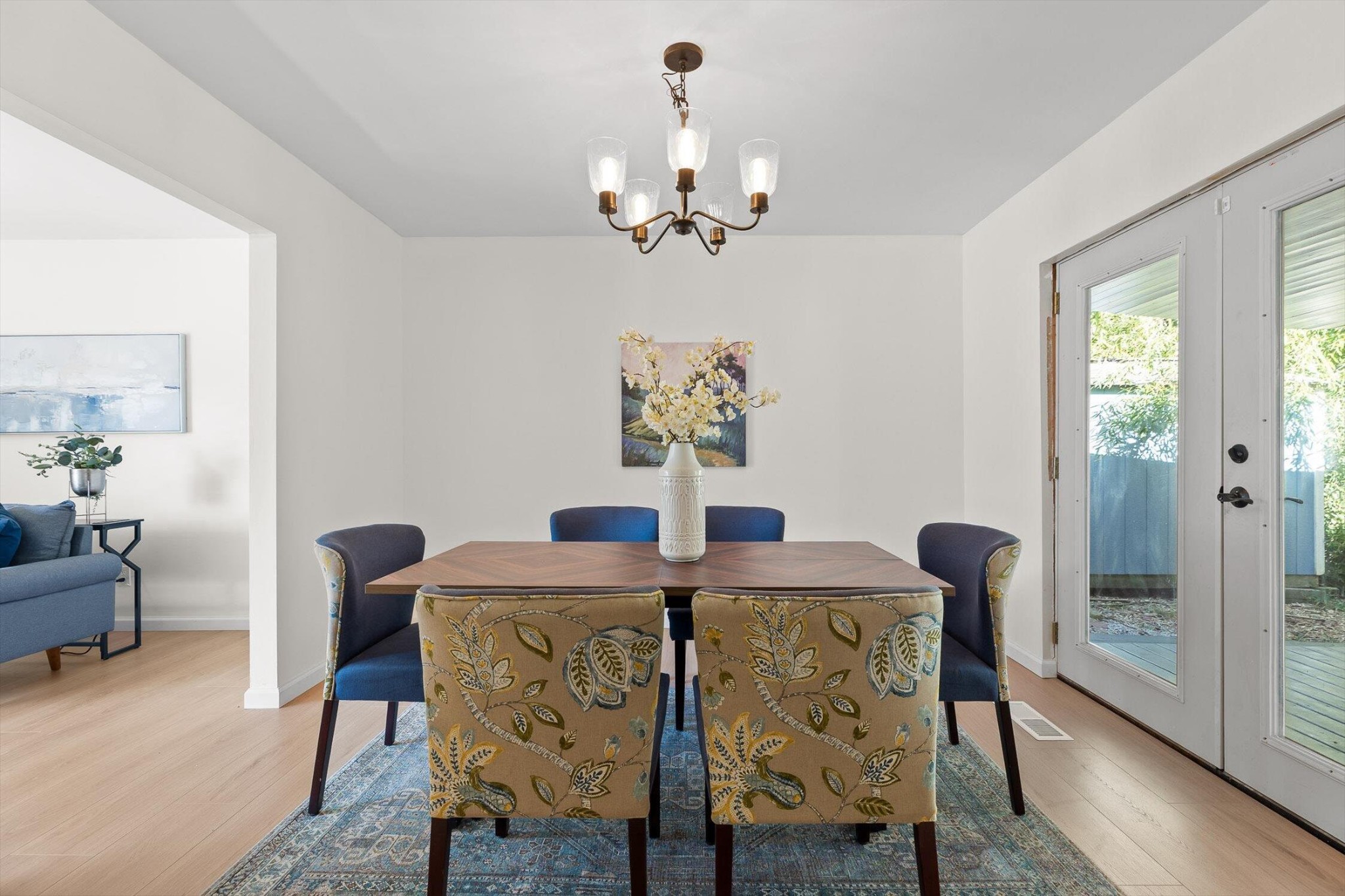 1313 Michael Lane Hixson, TN 37343 - Photo 9 of 24 a view of a dining room with furniture window and wooden floor