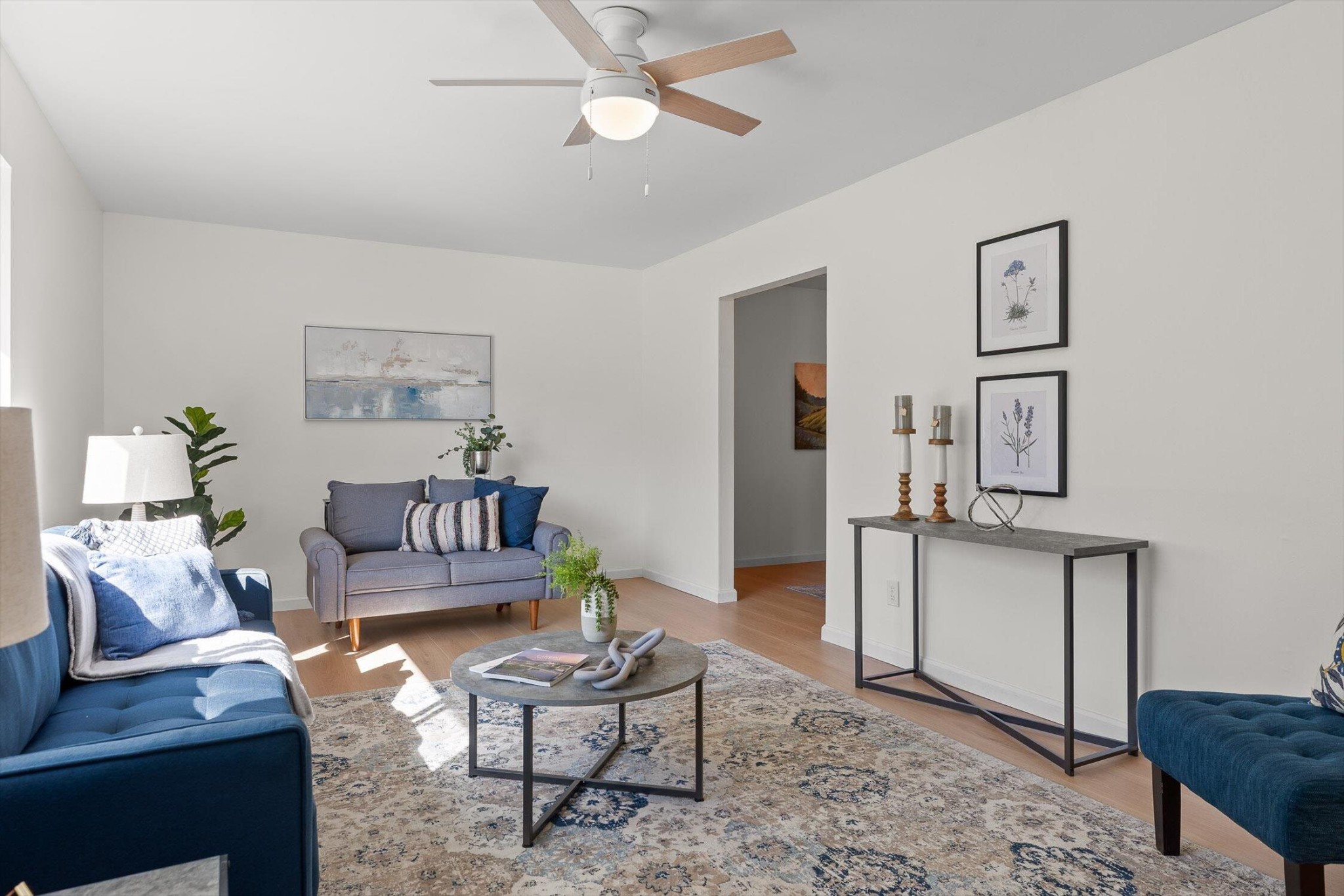 1313 Michael Lane Hixson, TN 37343 - Photo 10 of 24 a living room with furniture and wooden floor