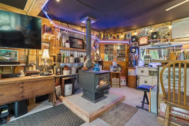 a kitchen with stainless steel appliances granite countertop a stove and a refrigerator