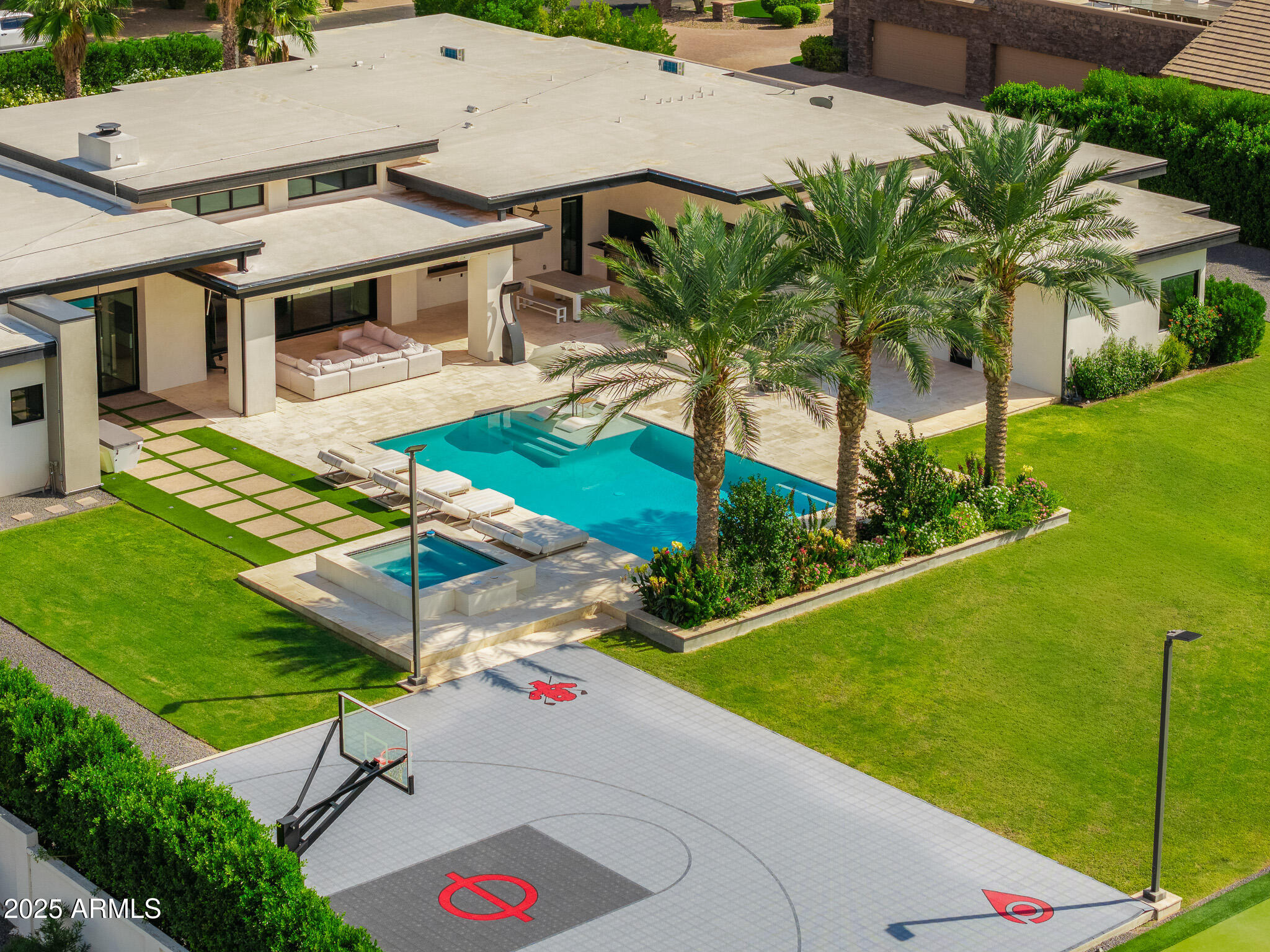 9148 North 66th Place Paradise Valley, AZ 85253 - Photo 48 of 65 54backyard overview2_aerial