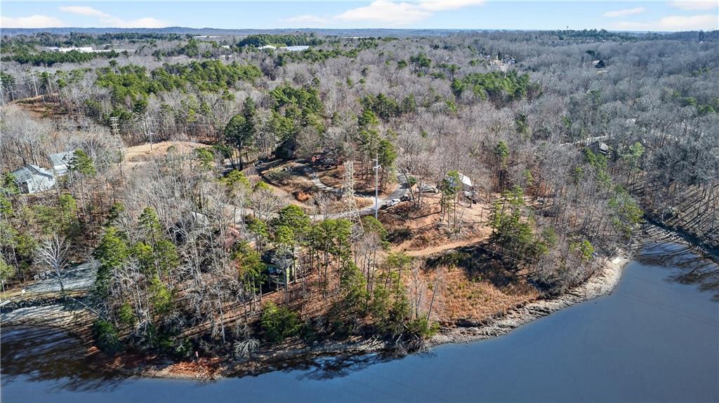 3016 Pathway Road Gainesville, GA 30501 - Photo 42 of 44 an aerial view of house with yard and mountain in the back