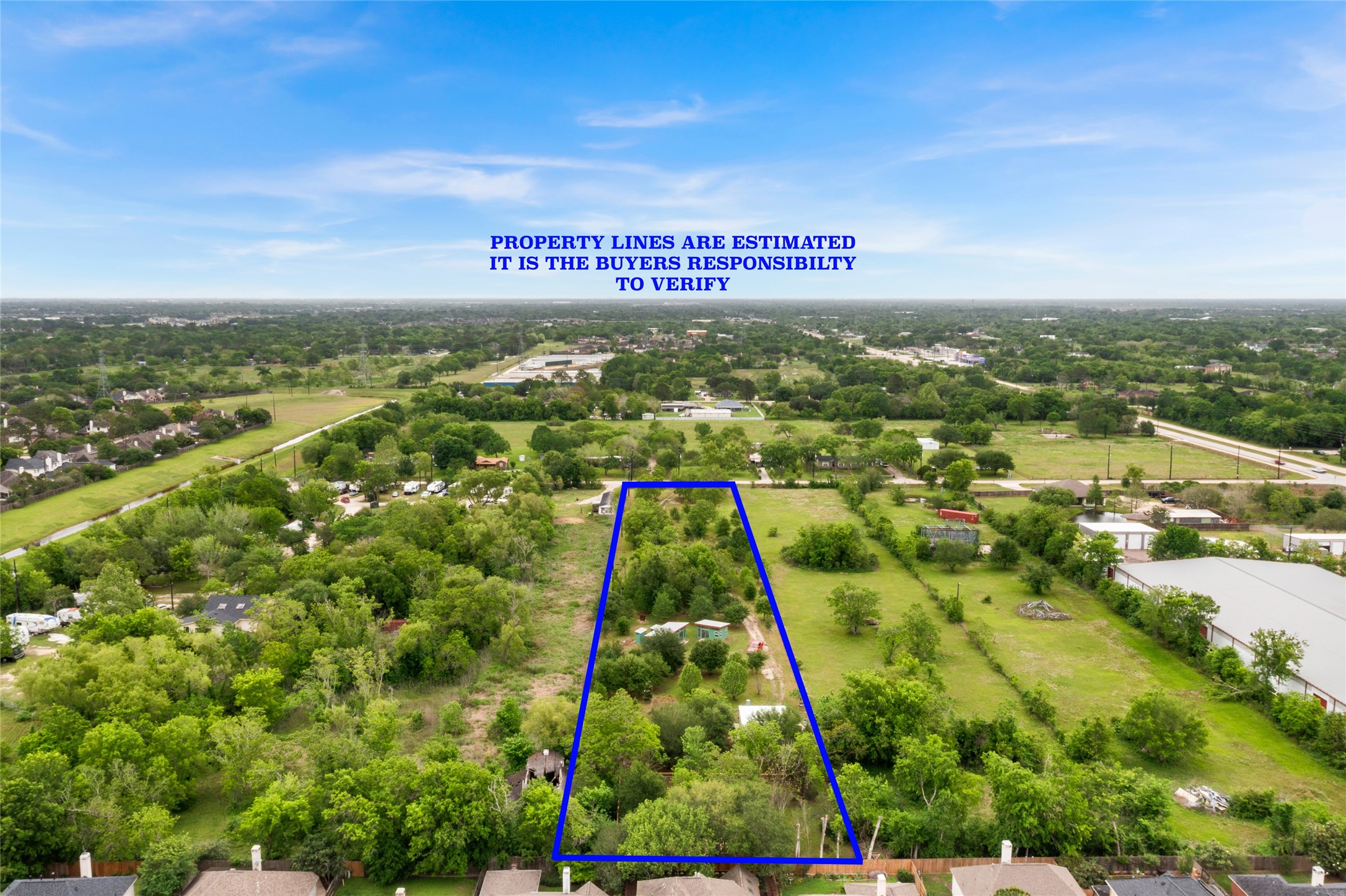 2.48 acre property just off the 288 corridor, meticulously maintained making it easy to walk and drive the property.