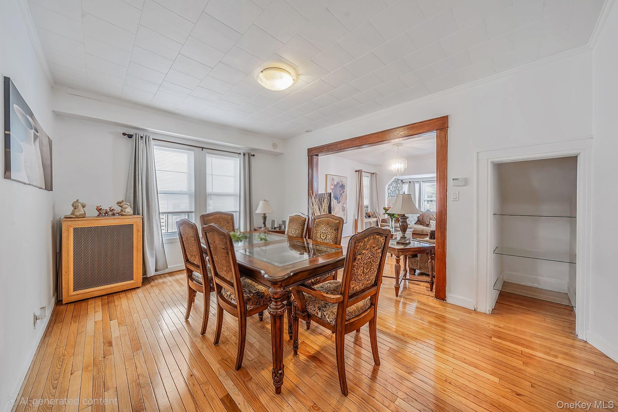93-20 92nd Avenue Queens, NY 11421 - Photo 8 of 21 a view of a dining room with furniture and wooden floor