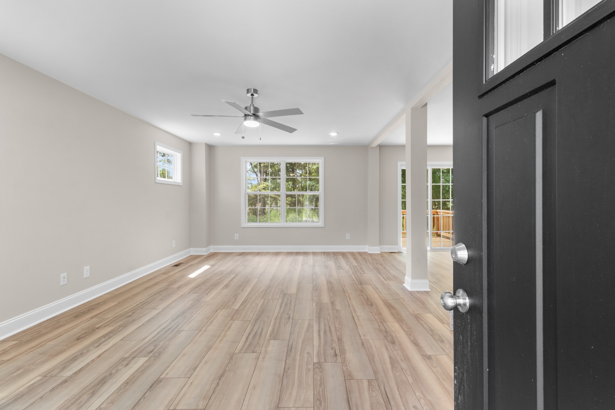 2623 Burch Road Clarksville, TN 37042 - Photo 5 of 30 wooden floor in an empty room with a window