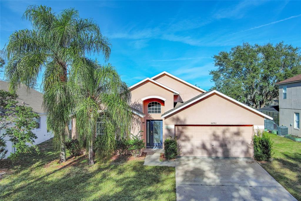 16741 Rising Star Drive Clermont, FL 34714 - Photo 1 of 1 a view of a house with a yard and plants