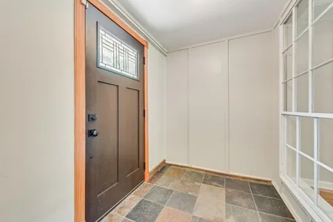 a view of an entryway door