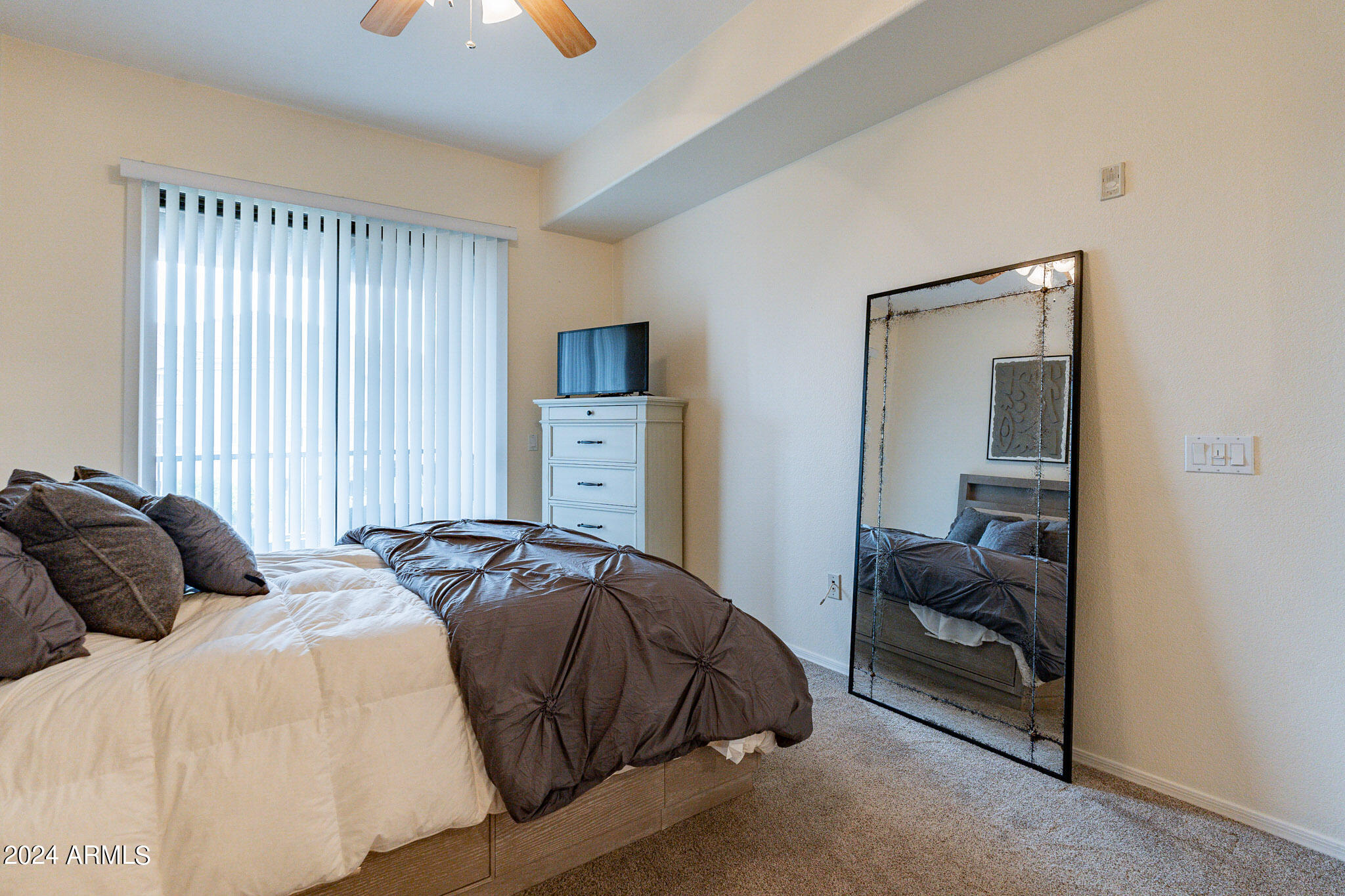 11640 North Tatum Boulevard, Unit 2061 Phoenix, AZ 85028 - Photo 16 of 46 Queen Bed at Bedroom