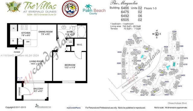 $255,000 | 6492 Emerald Dunes Drive, Unit 206, West Palm Beach, FL 33411