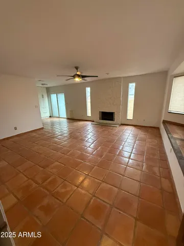 a view of a livingroom with a fireplace