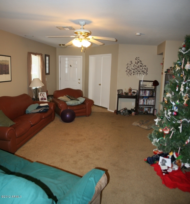 17436 West Boca Raton Road Surprise, AZ 85388 - Photo 8 of 10 a living room with furniture and flowers