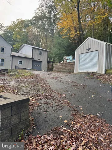 a backyard of a house
