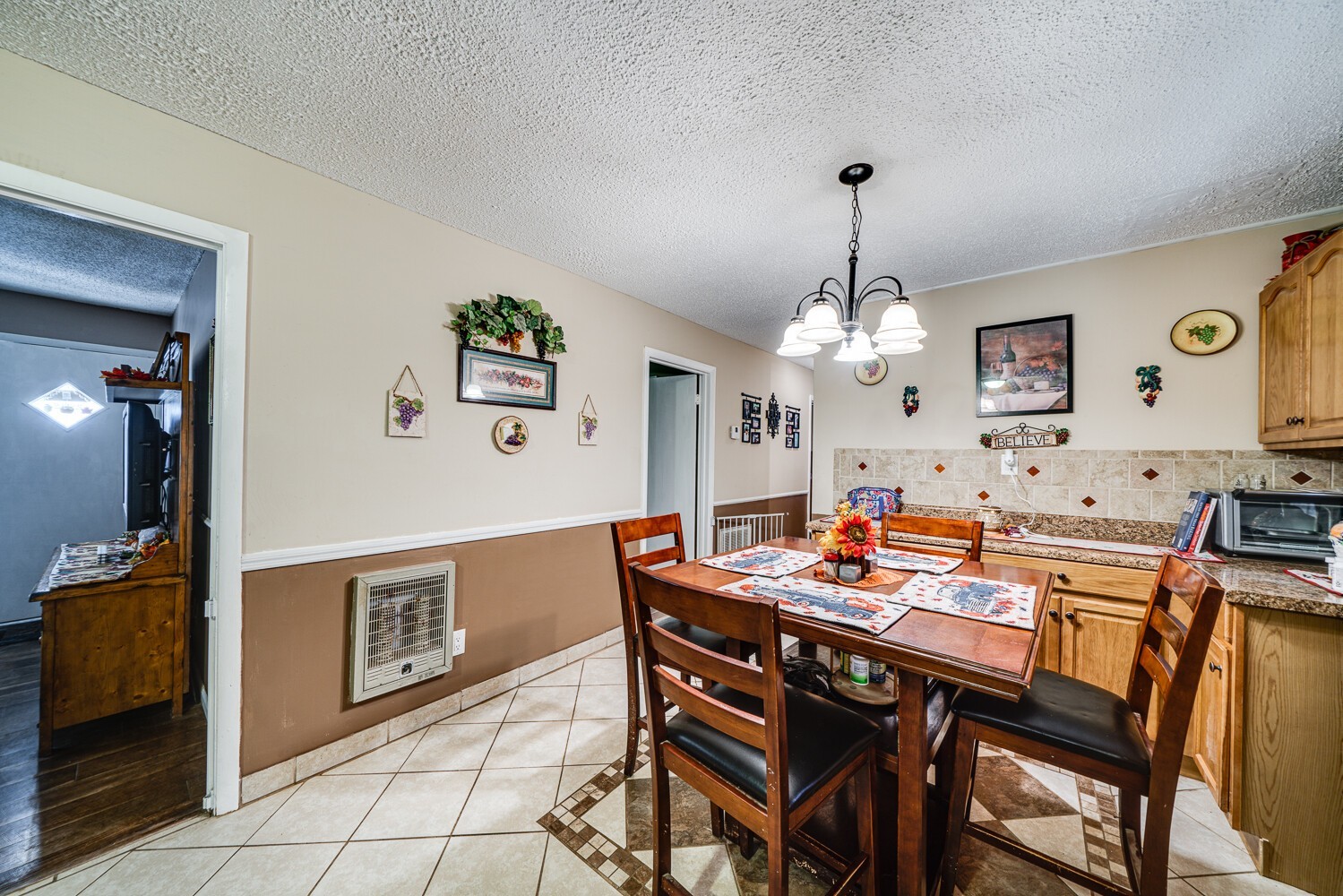 2757 Dale Ridge Road Dowelltown, TN 37059 - Photo 17 of 28 a dining room with a wooden table and chairs