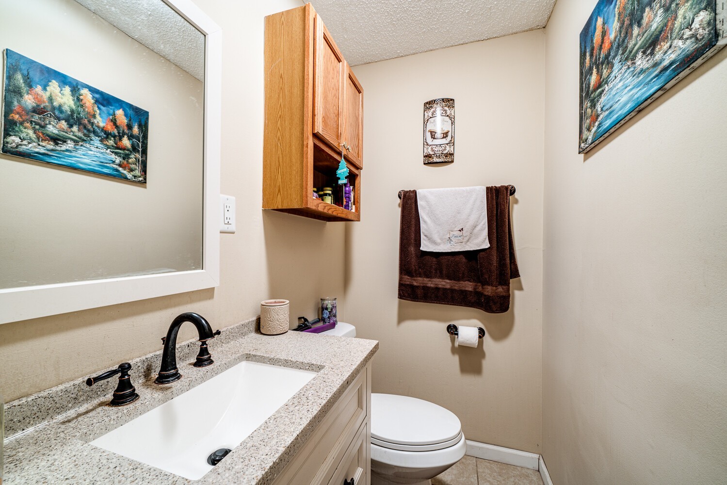 2757 Dale Ridge Road Dowelltown, TN 37059 - Photo 21 of 28 a bathroom with a toilet sink and mirror