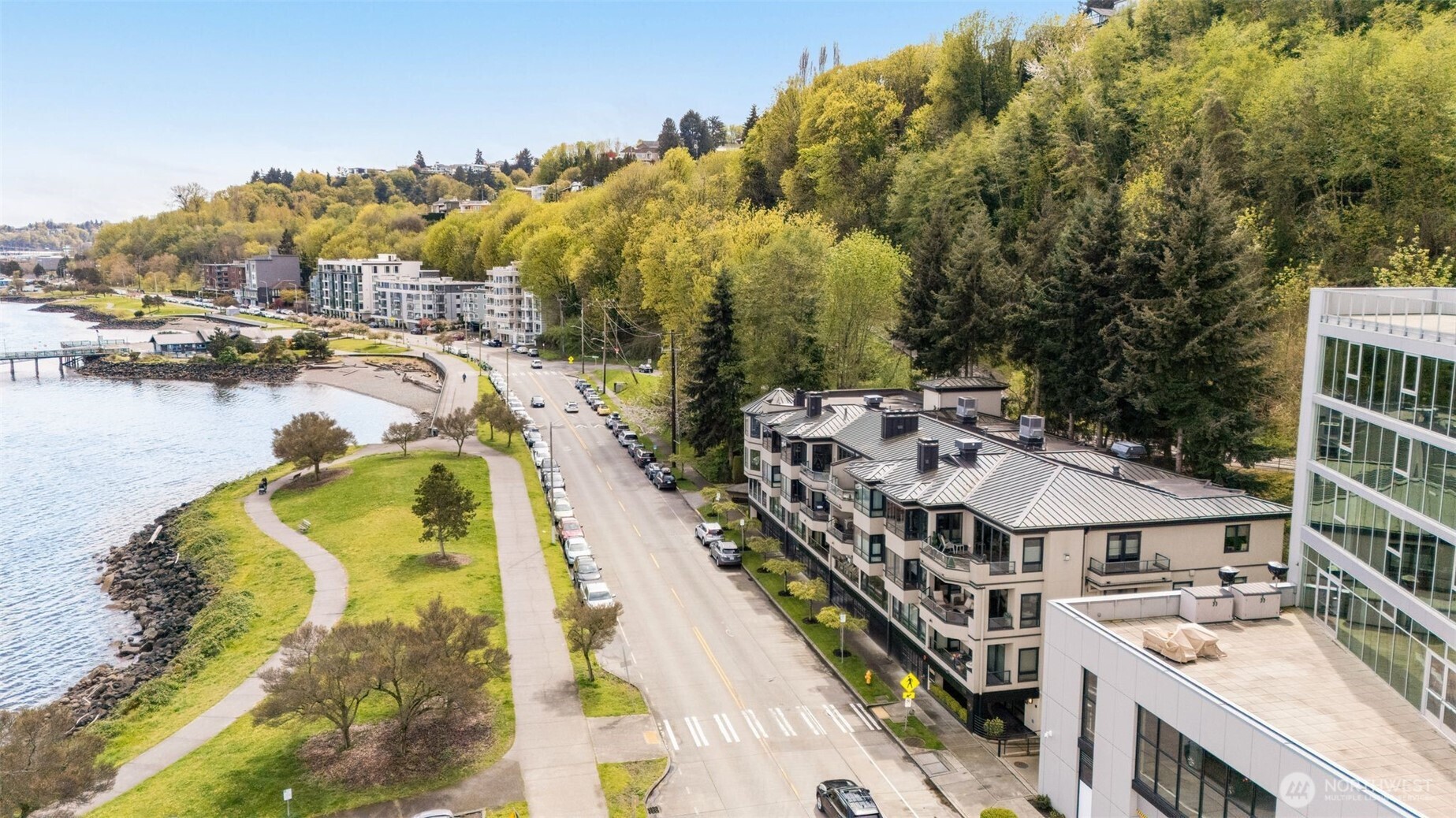 1333 Harbor Avenue Southwest, Unit 204 Seattle, WA 98116 - Photo 25 of 27 a view of a house with a swimming pool