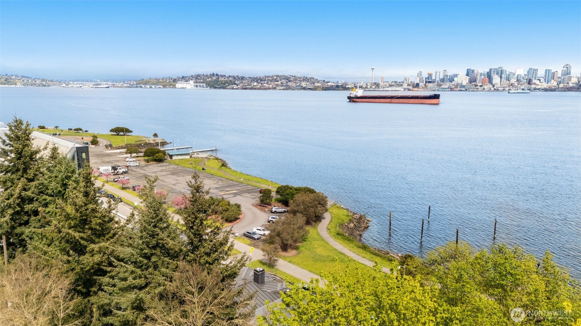 1333 Harbor Avenue Southwest, Unit 204 Seattle, WA 98116 - Photo 3 of 27 a view of a lake