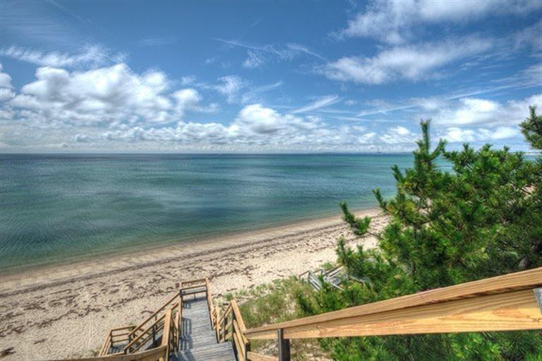 22 Knowles Heights Road Truro, MA 02666 - Photo 24 of 25 a view of a lake from a balcony