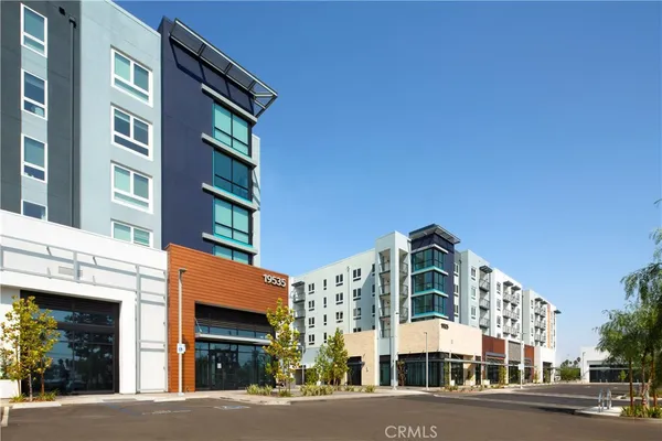 a front view of a building