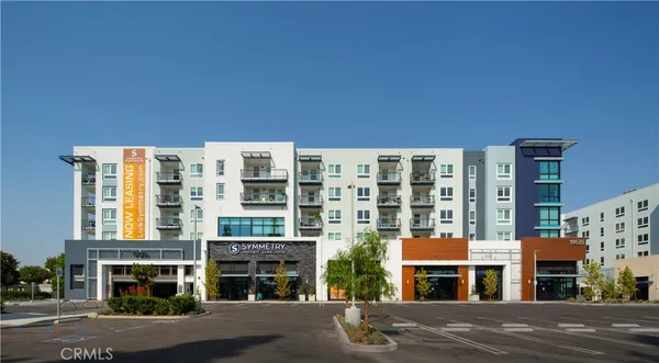 a front view of a building with a street