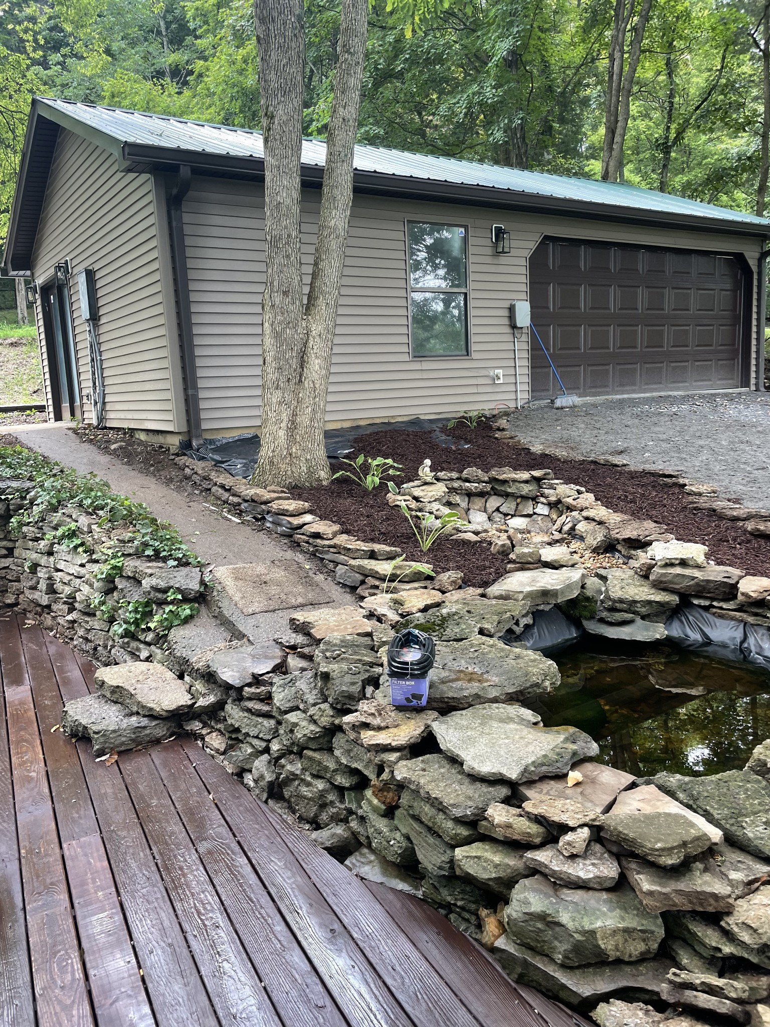 207 Chipman Road Bethpage, TN 37022 - Photo 8 of 31 Going from the House to the Detached Garage