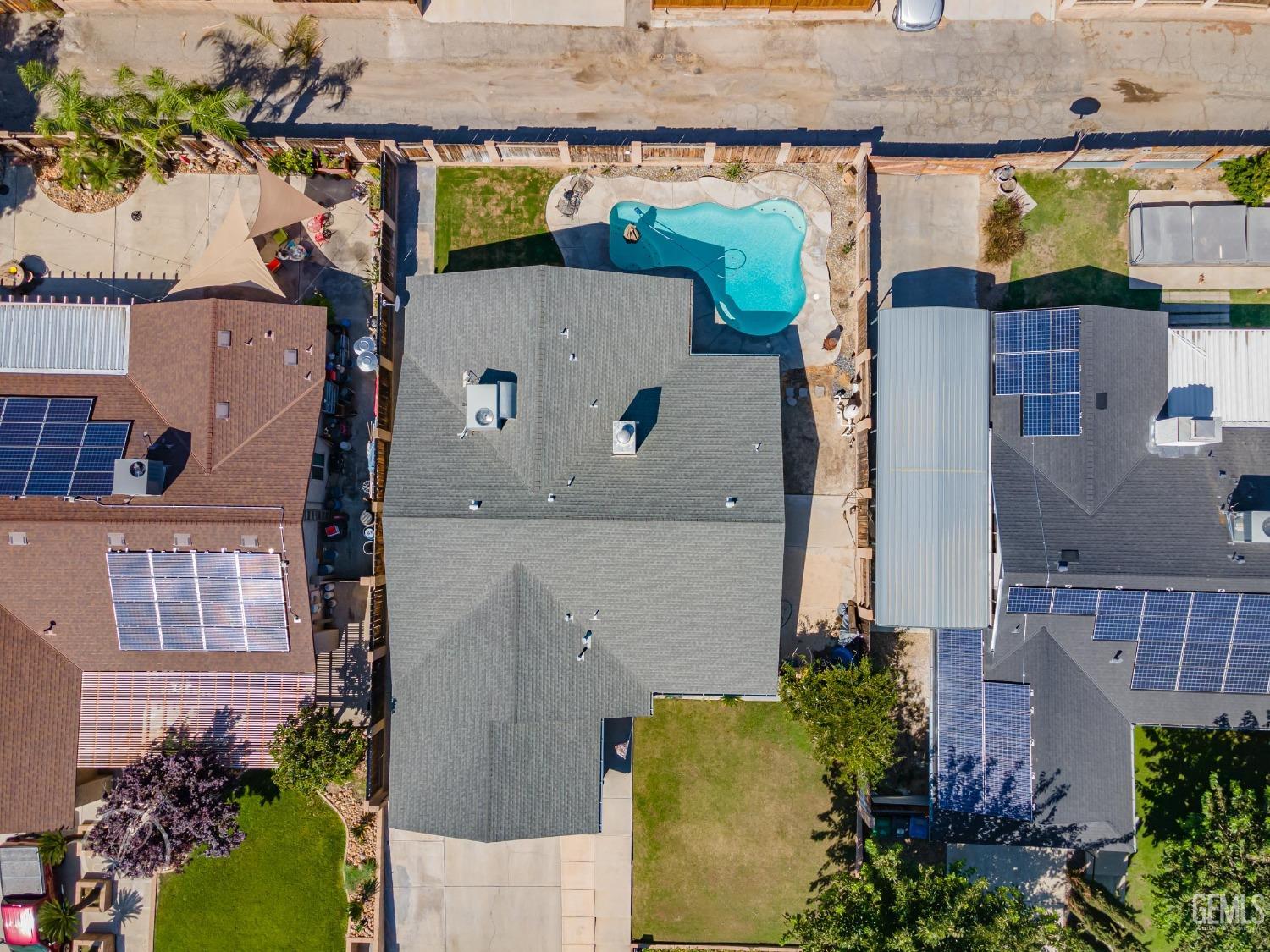 Undisclosed Address Taft, CA 93268 - Photo 27 of 32 an aerial view of residential houses with outdoor space