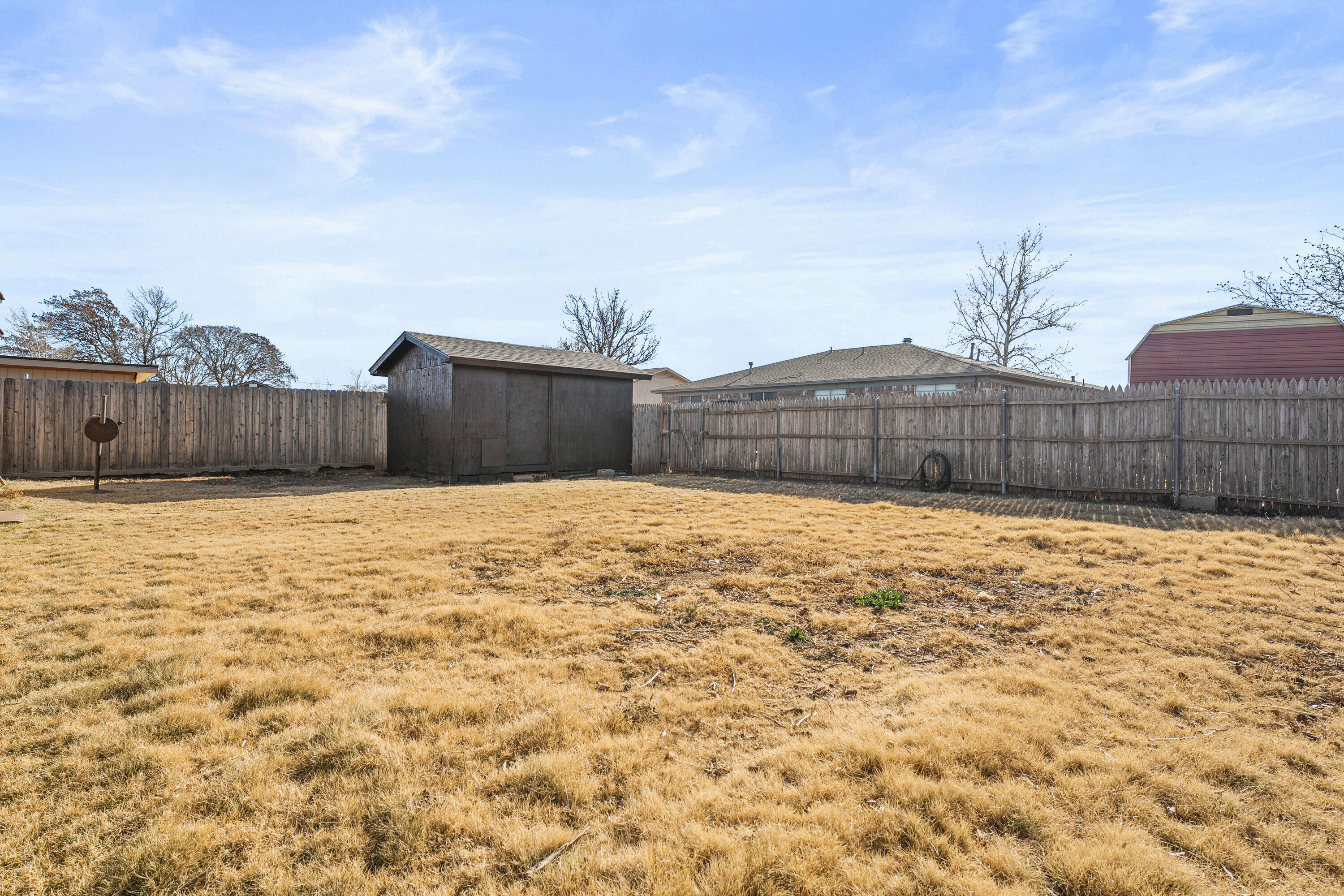 5705 Itasca Street Lubbock, TX 79416 - Photo 10 of 10 a view of a backyard
