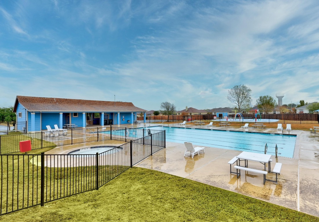 148 Alpha Kyle, TX 78640 - Photo 36 of 36 swimming pool view with a seating space