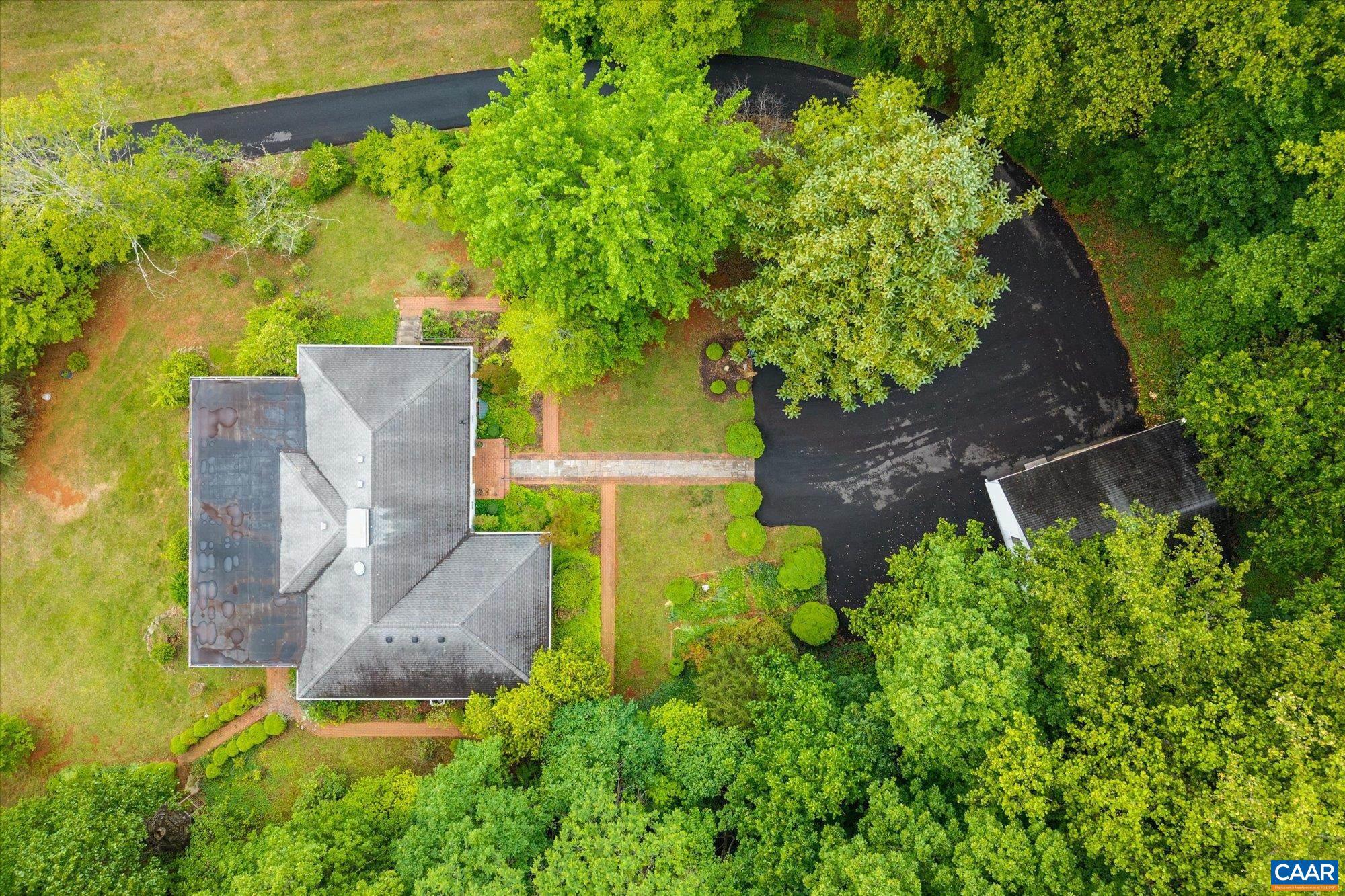 13320 Hackberry Road Orange, VA 22960 - Photo 38 of 47 an aerial view of a house with a yard