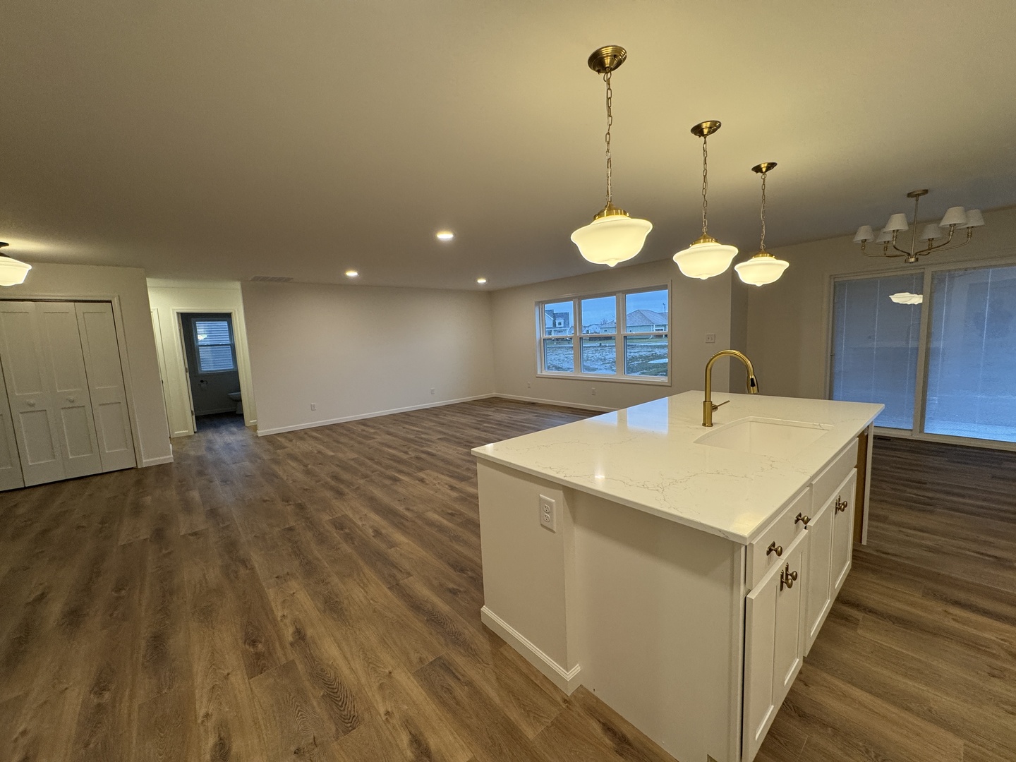 506 Patterson Drive Bloomington, IL 61701 - Photo 10 of 28 a view of a kitchen counter space and a sink