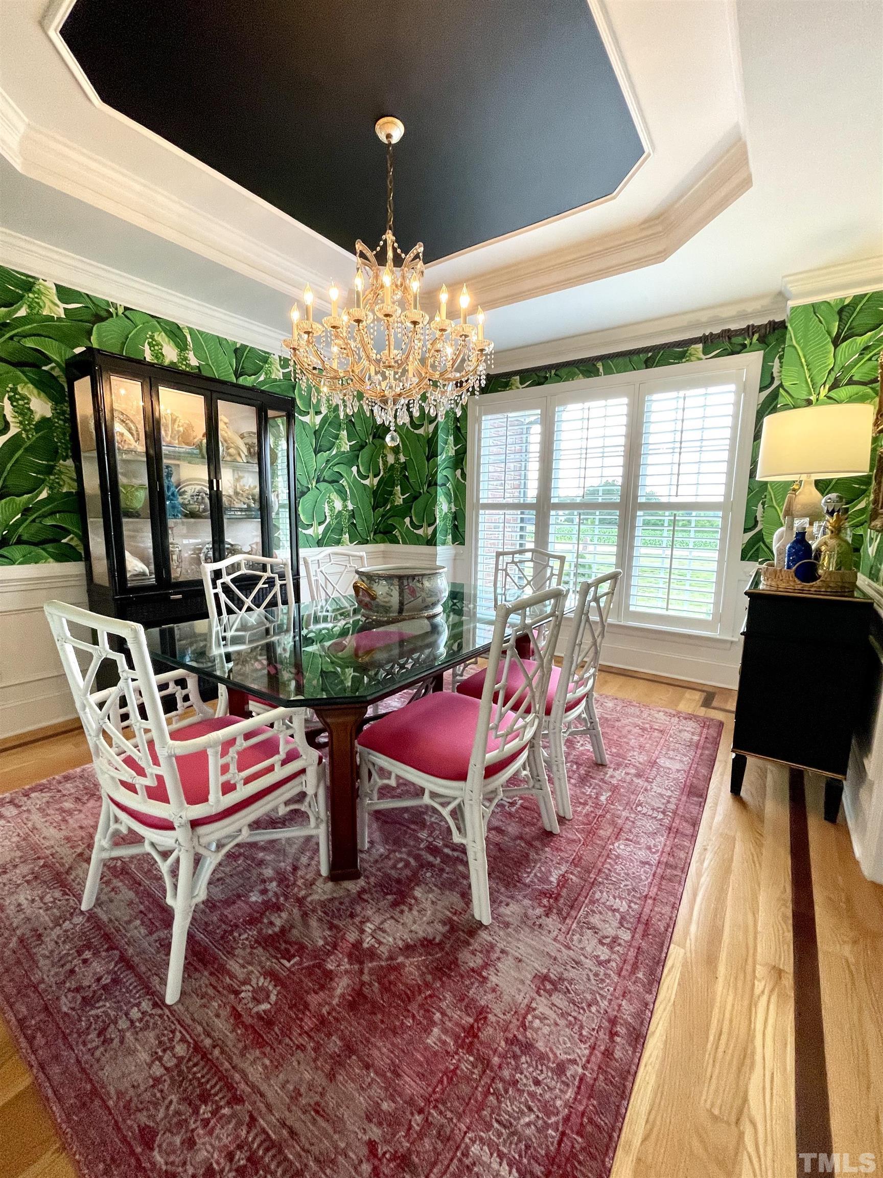 6228 Mitchell Mill Road Zebulon, NC 27597 - Photo 17 of 51 a outdoor space with patio the couches and a dining table with garden view