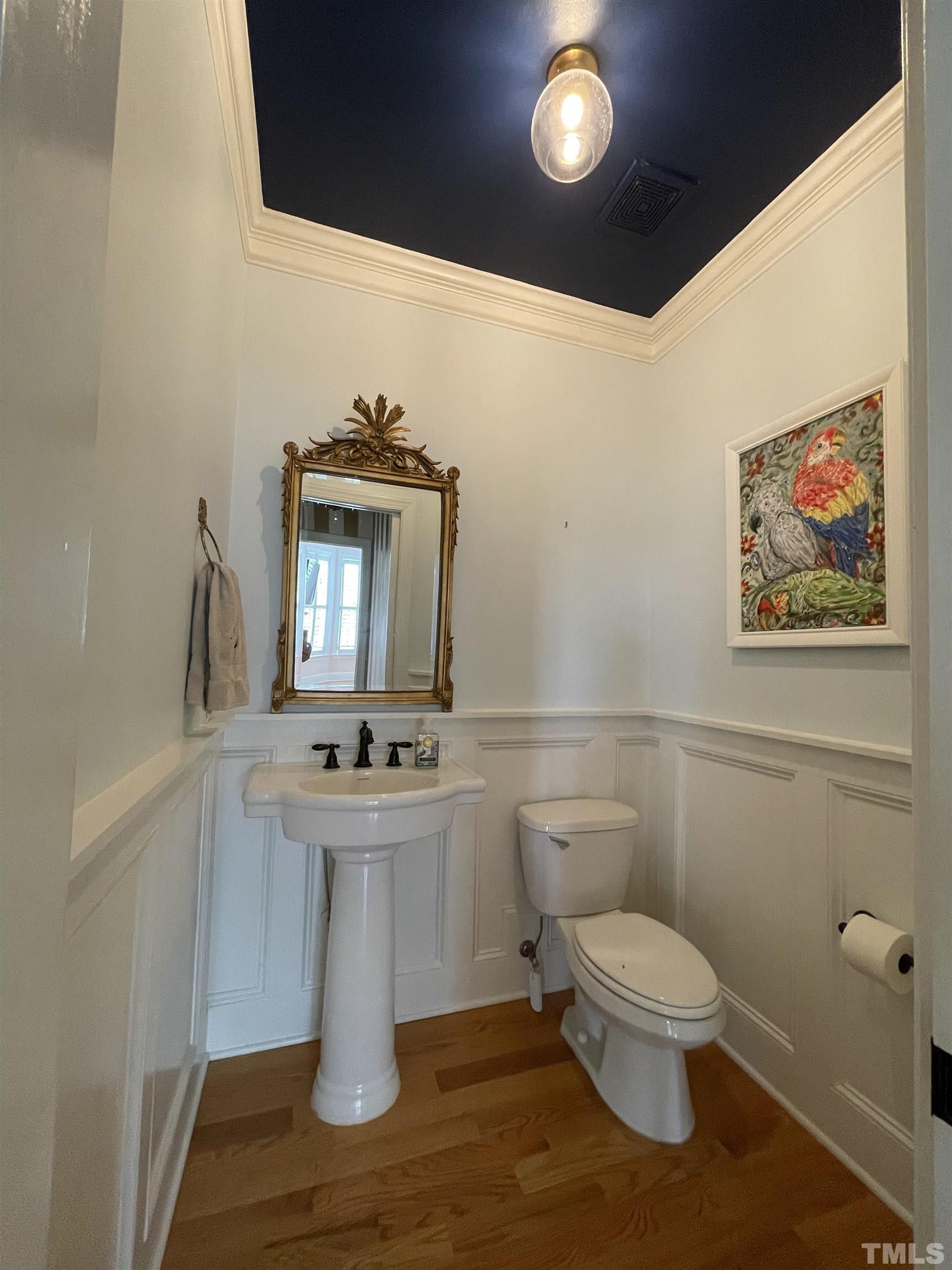 6228 Mitchell Mill Road Zebulon, NC 27597 - Photo 25 of 51 a bathroom with a sink toilet and mirror