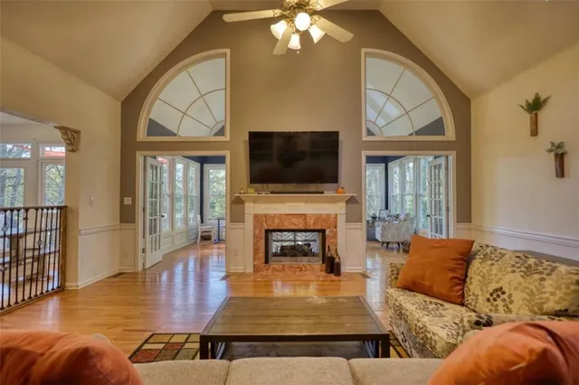 a bed room with a bed and furniture