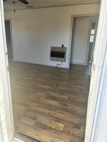 a view of a closet area