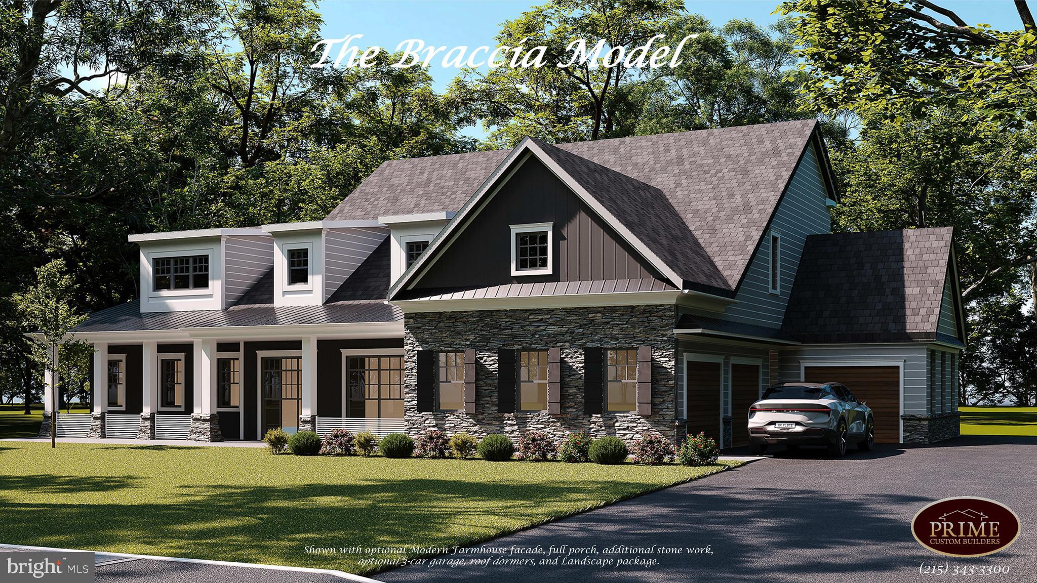 108 Smith School Road Perkasie, PA 18944 - Photo 9 of 12 a front view of a house with a yard and garage