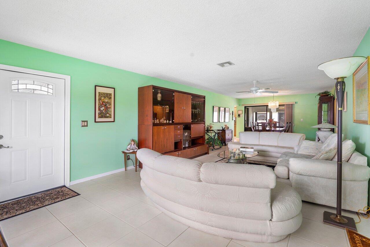 4895 Equestrian Circle, Unit B Boynton Beach, FL 33436 - Photo 7 of 31 Living Room From Entry