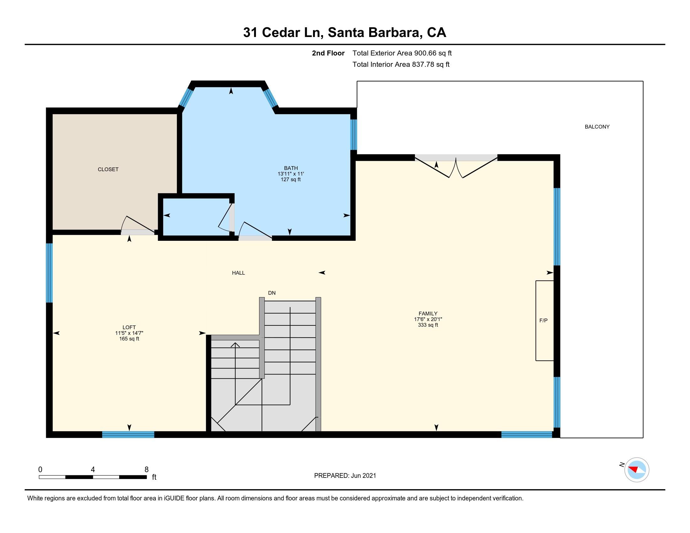 31 Cedar Lane Santa Barbara, CA 93108 - Photo 39 of 39 Floor Plan 2