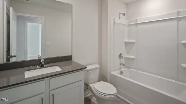 a view of small space with racks on the wall