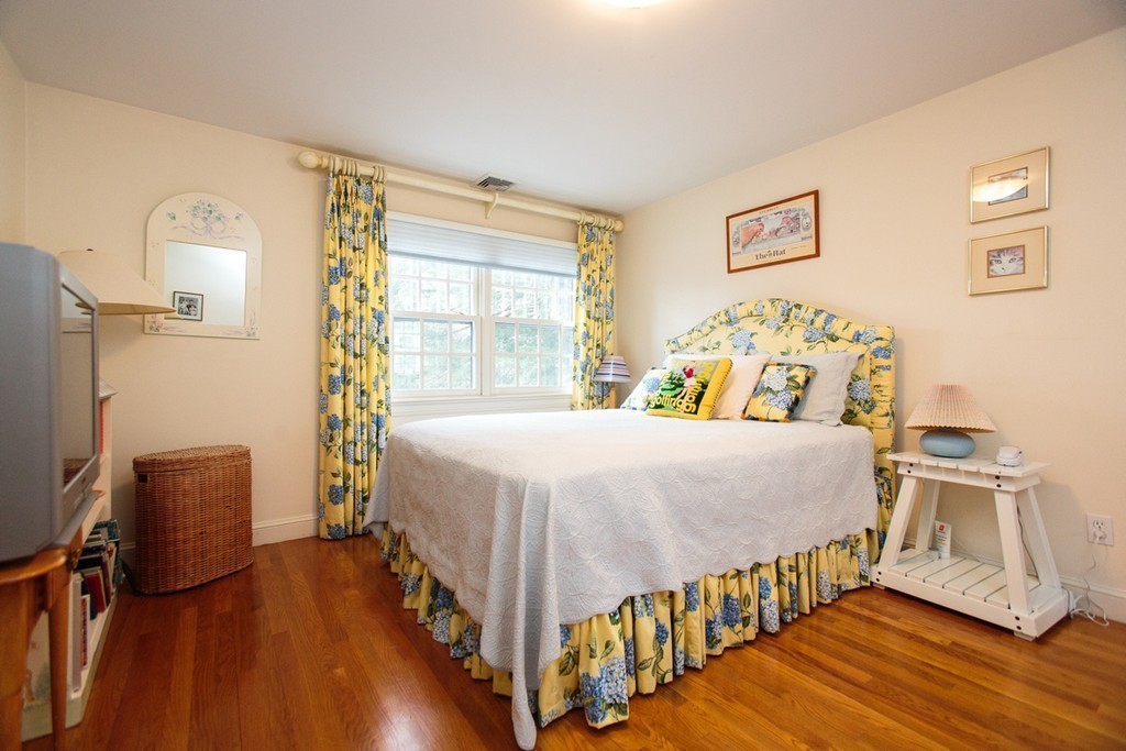 61 Hundreds Road Wellesley, MA 02481 - Photo 21 of 29 a bedroom with a bed and wooden floor