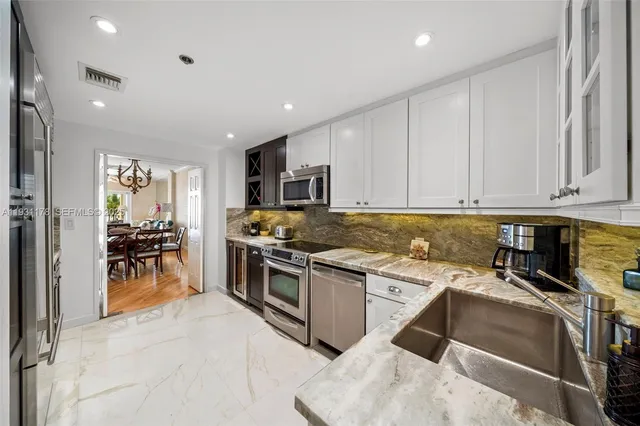 a view of a city with tall buildings