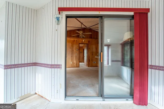 a view of an empty room