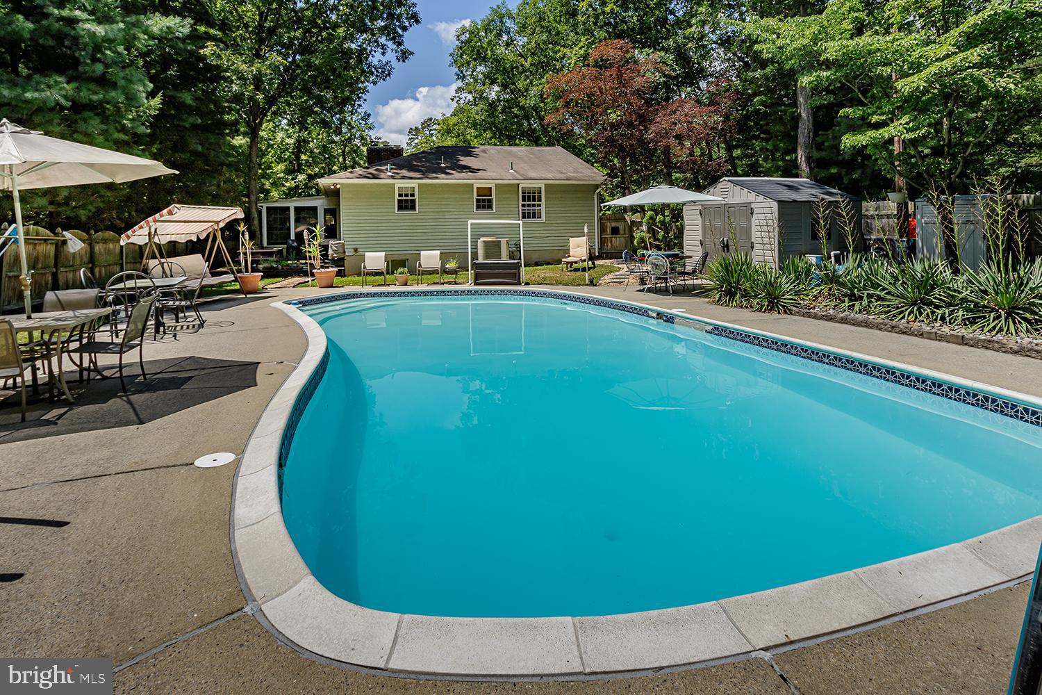 30 Hinchman Road Medford, NJ 08055 - Photo 22 of 30 an aerial view of a house with swimming pool and patio