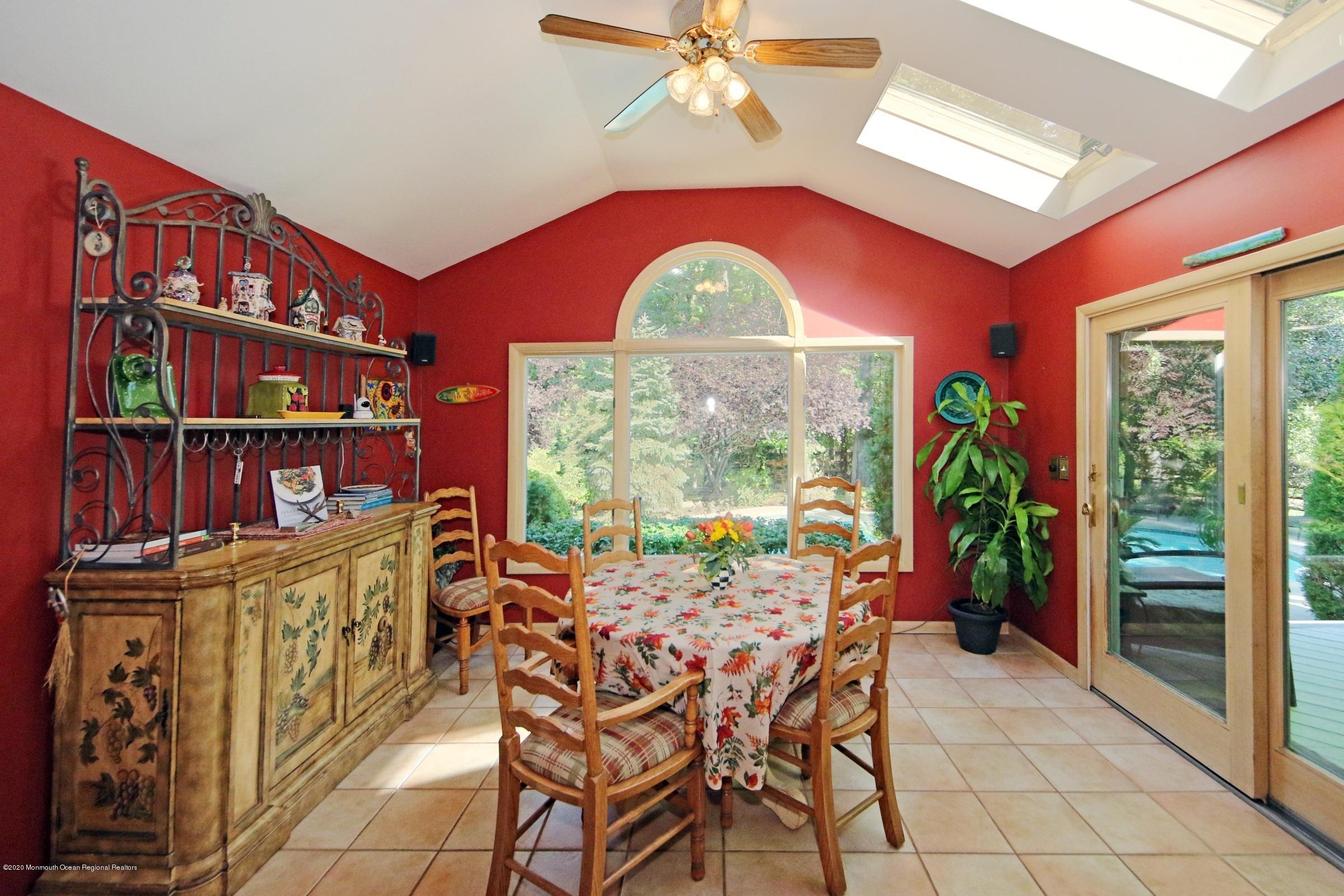 18 Daniel Drive Little Silver, NJ 07739 - Photo 27 of 55 a view of a dining room with furniture window and outside view