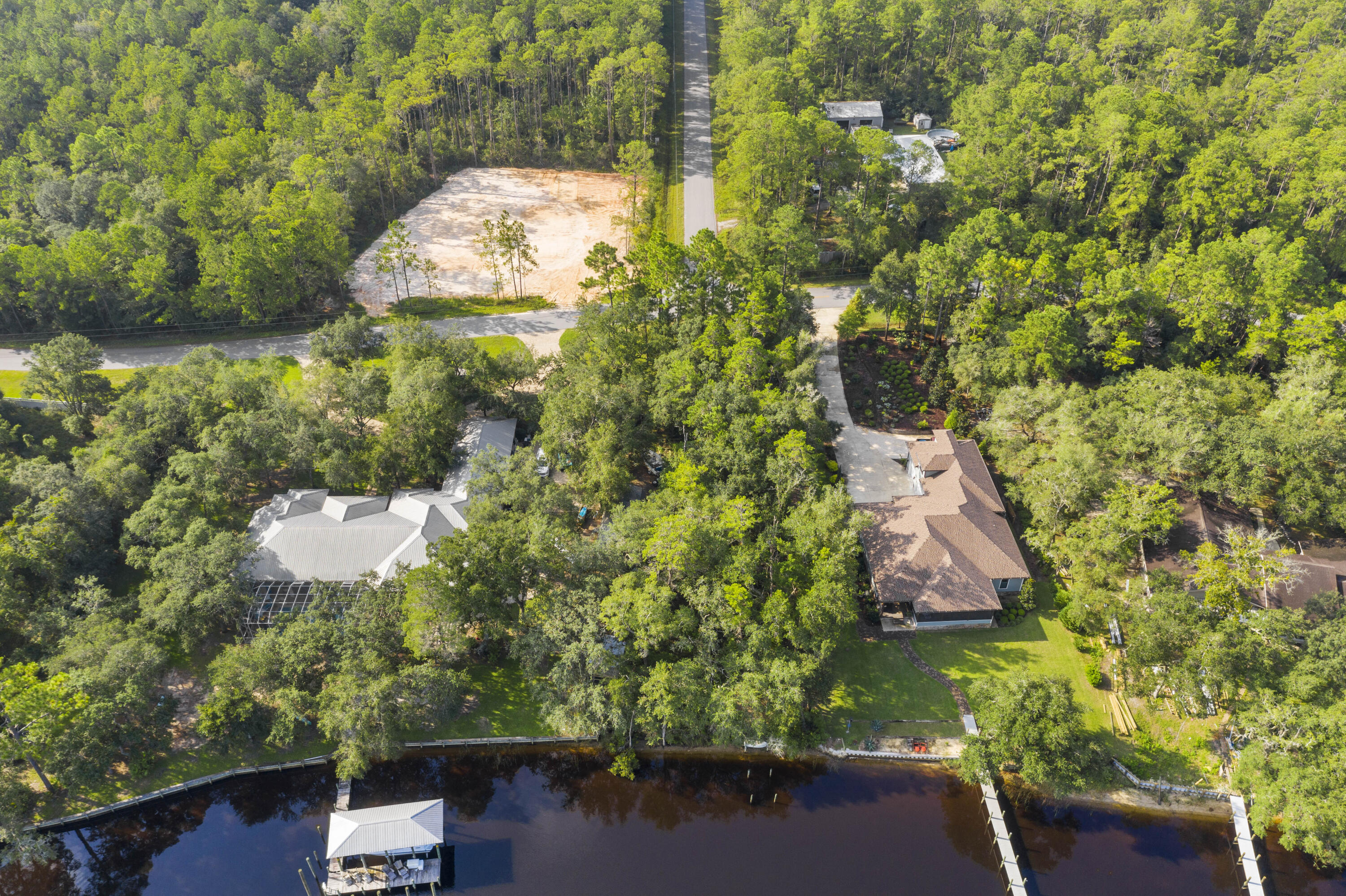 Lot 1 Lagrange Road Freeport, FL 32439 - Photo 12 of 13 an aerial view of a house with a yard basket ball court and outdoor seating