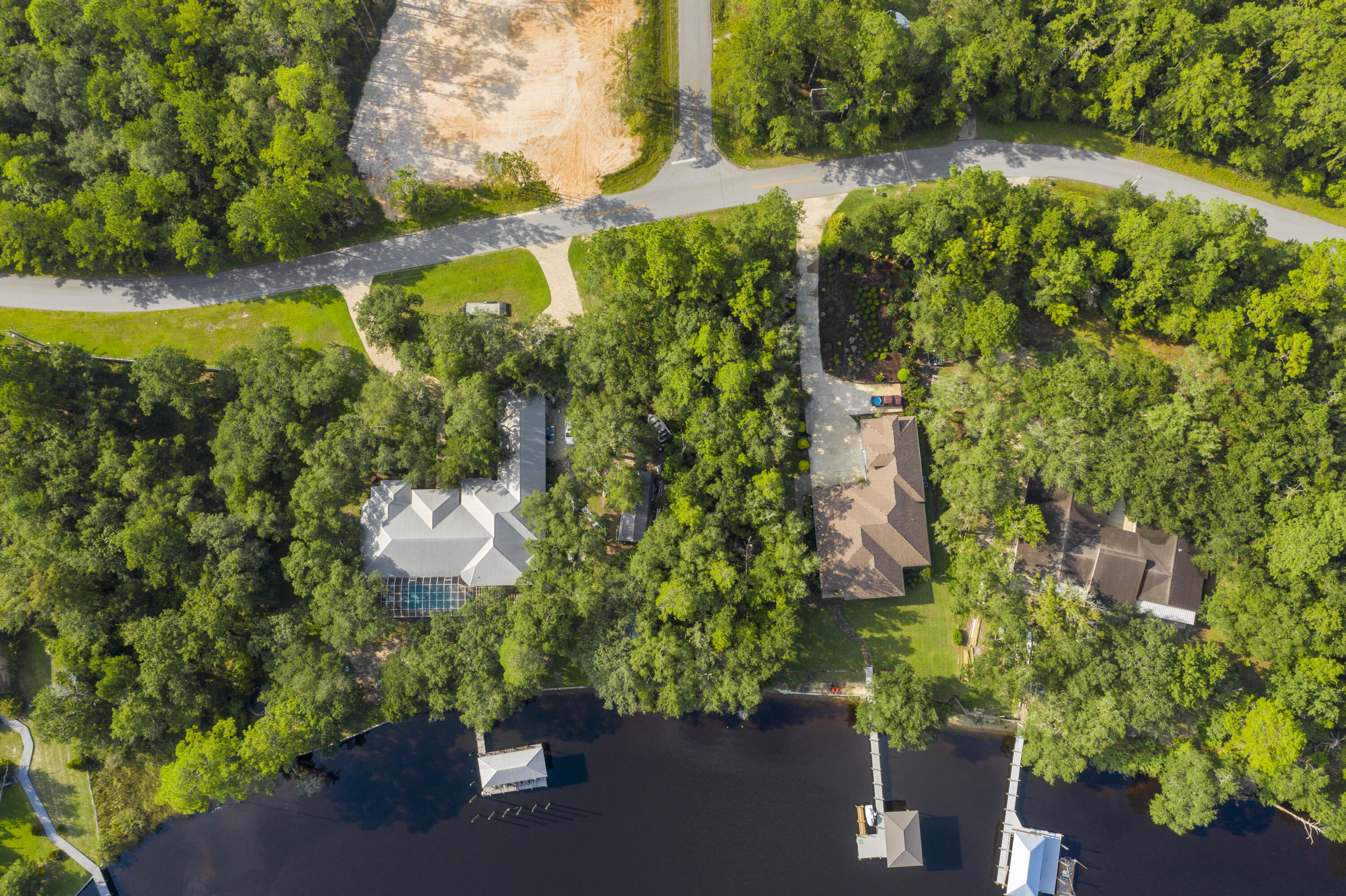 Lot 1 Lagrange Road Freeport, FL 32439 - Photo 2 of 13 an aerial view of a residential houses with outdoor space and trees all around